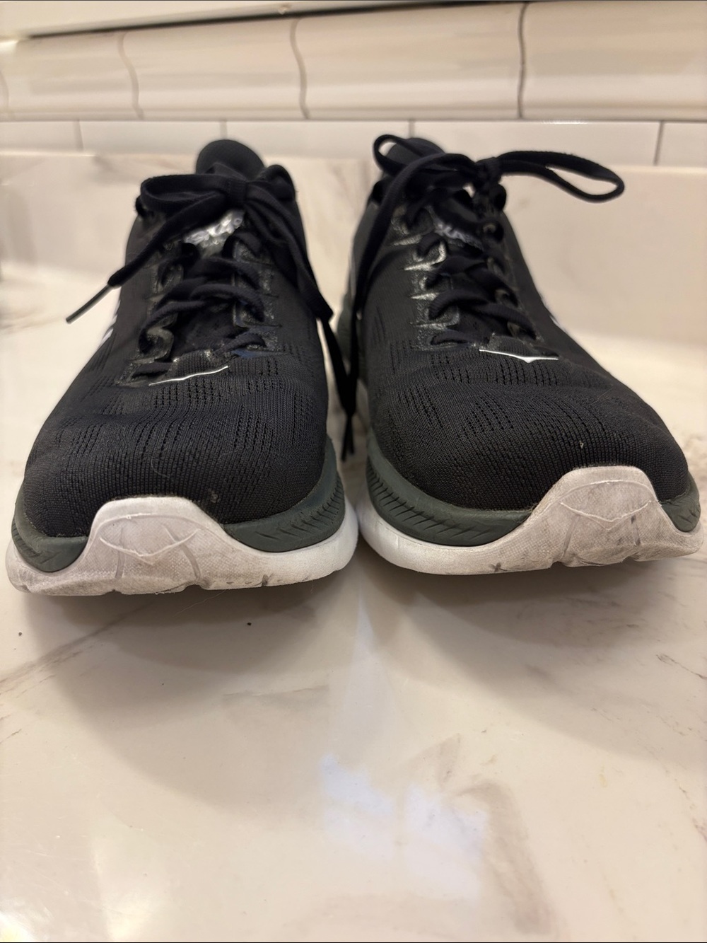 HOKA ONE ONE Mach 4 Running Shoes Women's Size 9.5 Black Gray - Picture 8 of 11